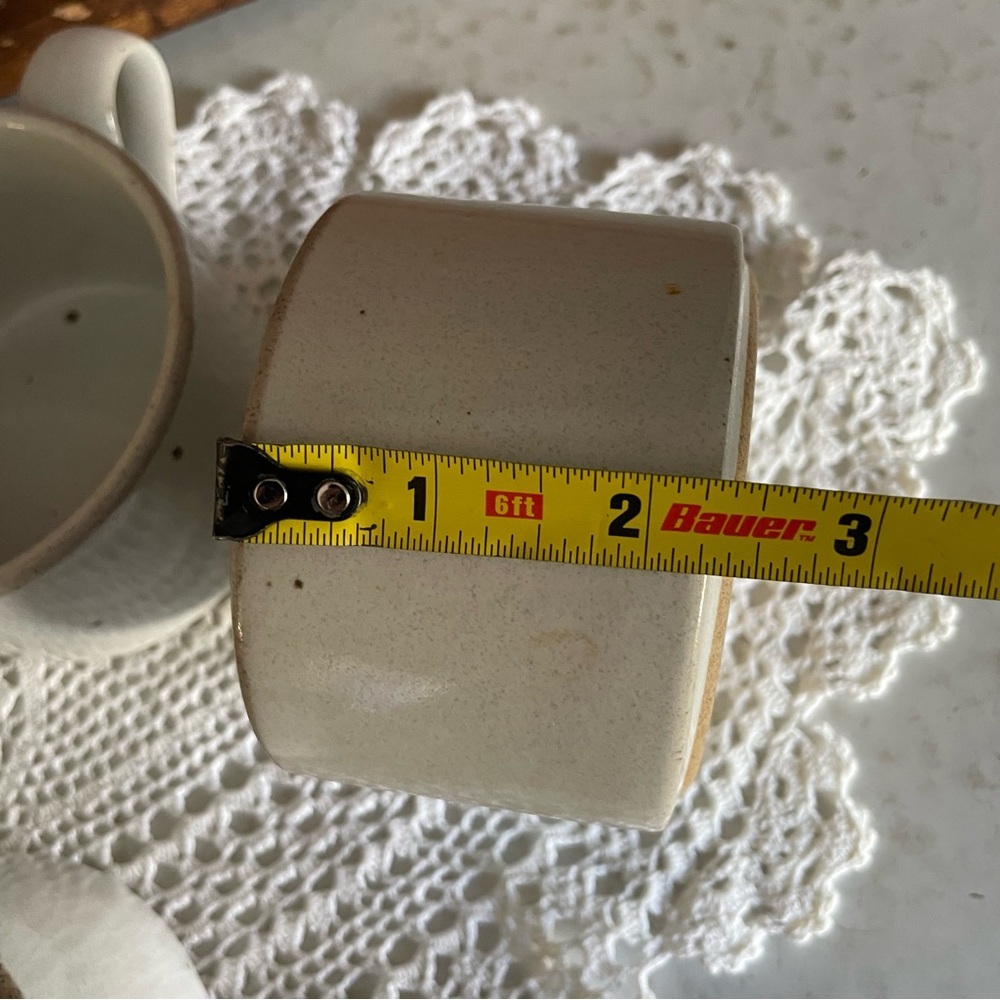 5 MCM Dansk Nielstone Speckled Stoneware Flat Mugs Cups Niels Refs-gaard Design - Picture 15 of 15